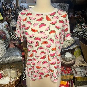Kate Spade Watermelon Cotton T Shirt